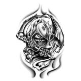 Smrtka - ROZMĚRNÉ dočasné tetování