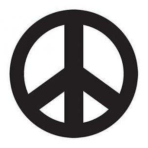 Mír - symbol - tetování, tetovačka