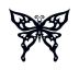 Krásný motýl - nalepovací tetování