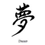 Dream - sen - čínský symbol - tetování, tetovačka