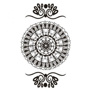 Mandala - 3 motivy - tetování, tetovačky