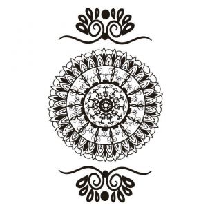 Mandala - 3 motivy - tetování, tetovačky