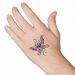 Motýl fialovorůžový - tetování, tetovačka