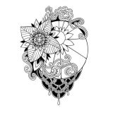 Květinový motiv abstraktní - tetovačka, tetování