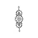 Květinový motiv - tetování, tetovačka