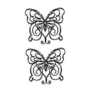Motýlci - 2 kusy tetovaček na aršíku