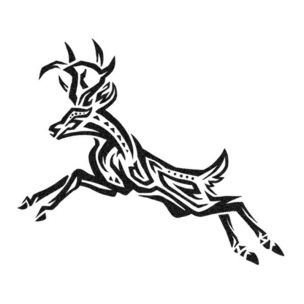 Tribal jelen - tetování, tetovačka