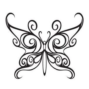 Tetovačka Tribal motýl